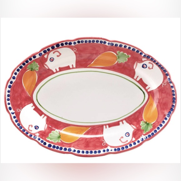 VIETRI Campagna Porco Oval Platter